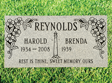 Engraved Granite Marker