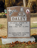 Red Granite Monument