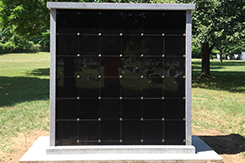 Columbarium with Granite Niche Fronts