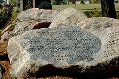 Scattering Memorial Boulder