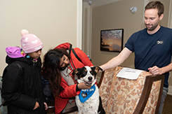Therapy dog at Pine Hills Funeral Centre