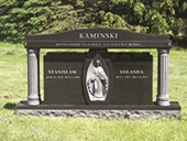 Custom granite monument