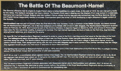 The Battle of The Beaumont-Hamel